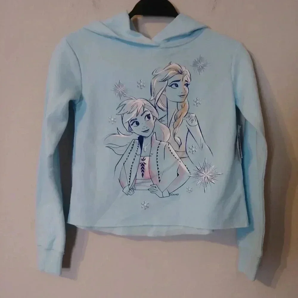 Justice Active‎ Blue Frozen Hoodie NWT